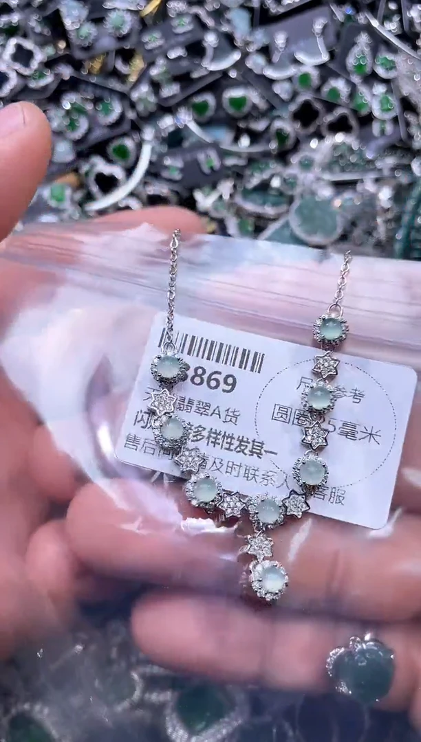 【闪购商品】翡翠颈饰未镶嵌B869项链