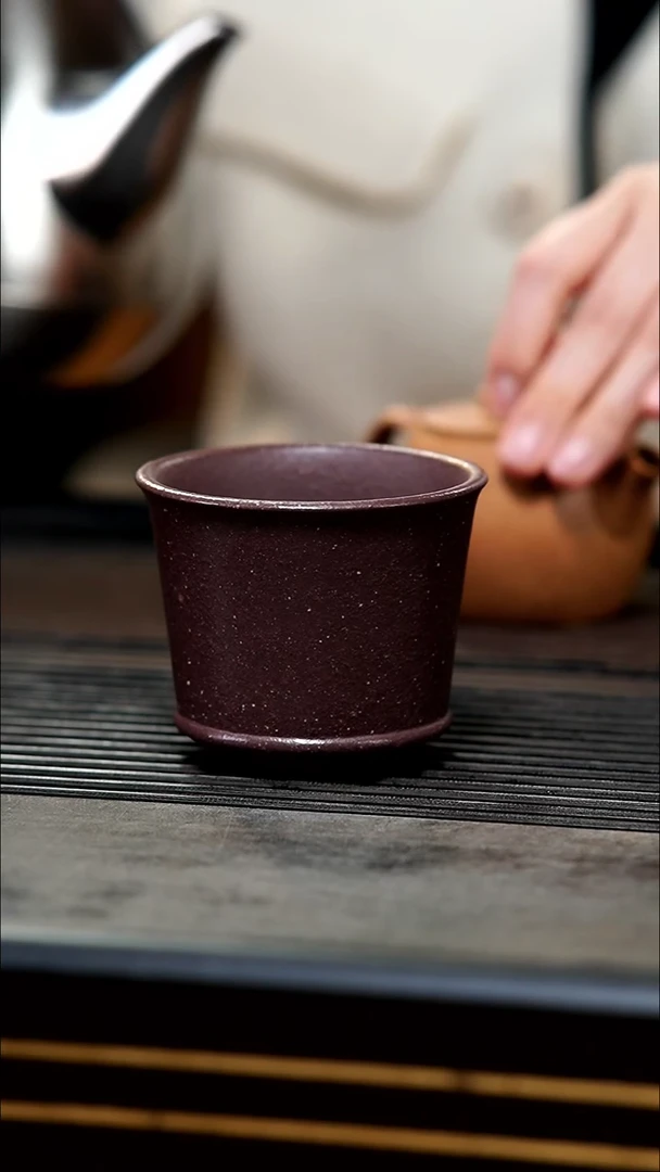 【闪购商品】紫砂茶壶微瑕粗砂天青杯