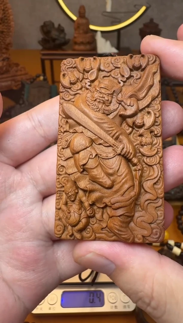 枣木吊坠《新品》钟馗