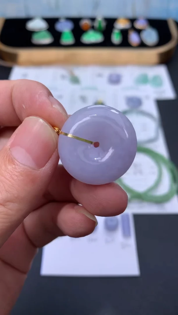 18K金镶嵌定制翡翠48小时鉴赏期 退货不扣服务费