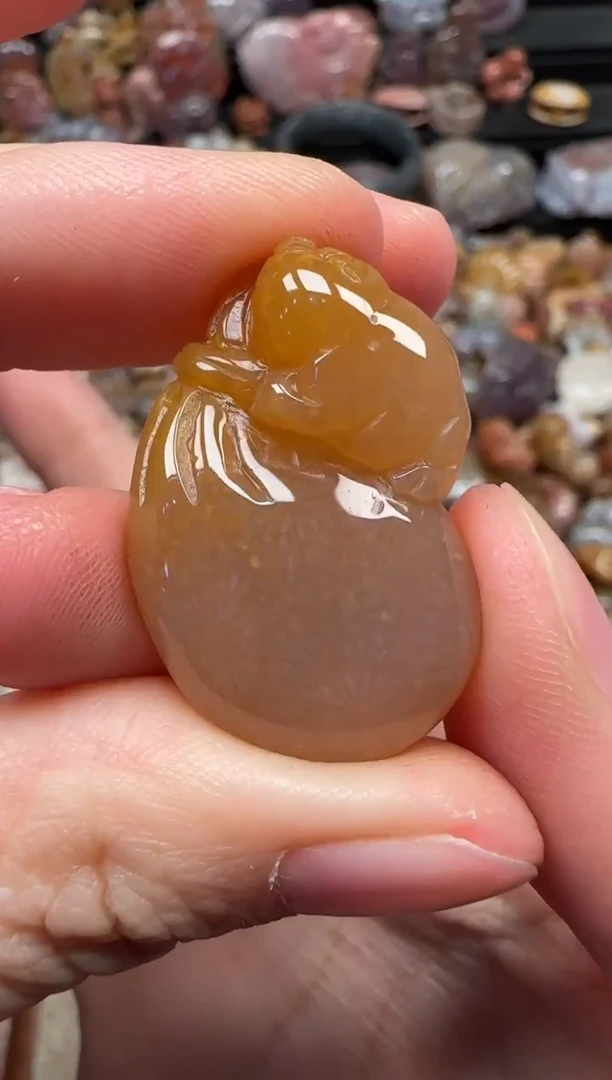 颈饰未镶嵌硅化珊瑚（珊瑚玉）398