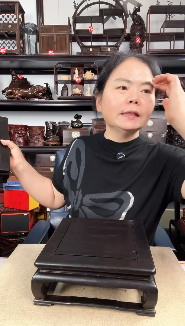 木20公分托尼正方老李红木工艺品