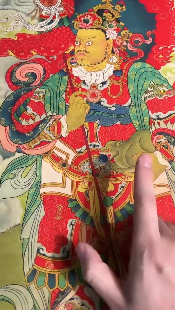 卷轴画路路的唐卡tk160