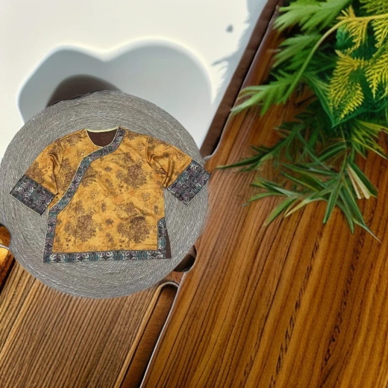 新中式百搭洋气气质女士~~~~~~~~~格格服5分袖~~~~~~~~~~~~~~~~