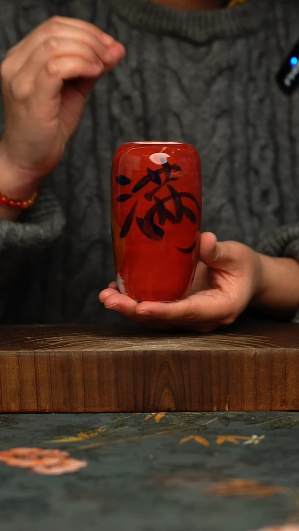 瓷片釉下彩手工手绘同款陶器