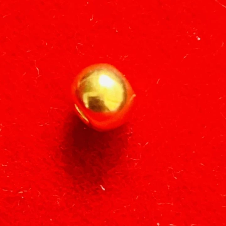 【莹莹专享】足金999投资金卡4mm 十颗 古法金珠SY 0.28