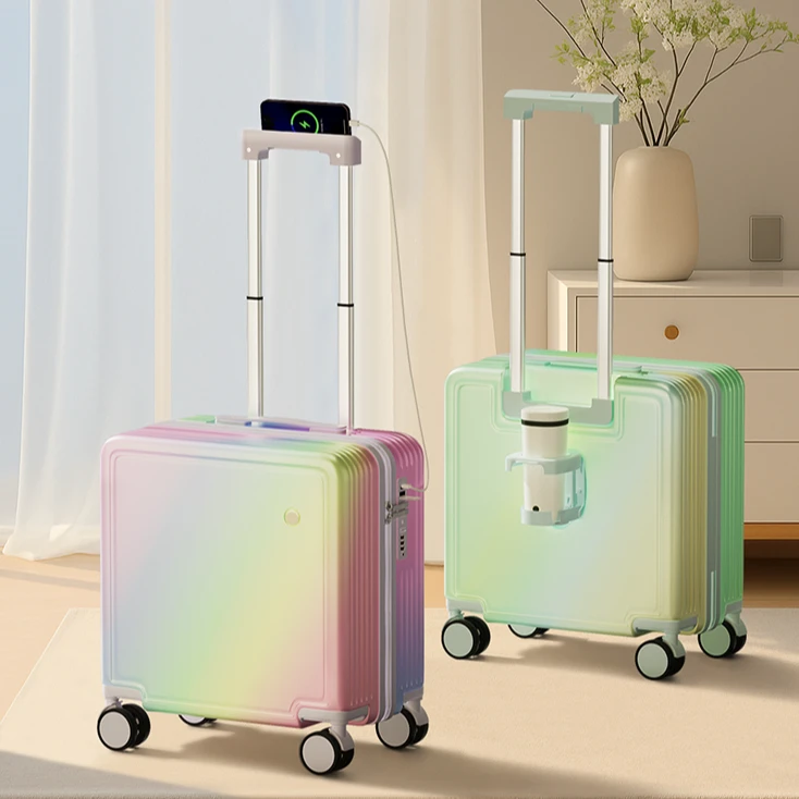 免托运登机行李箱大容量20寸密码箱加厚结实耐用拉杆箱网红皮箱子