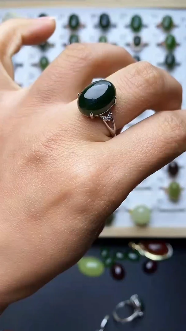 【闪购商品】和田玉戒指未镶嵌1