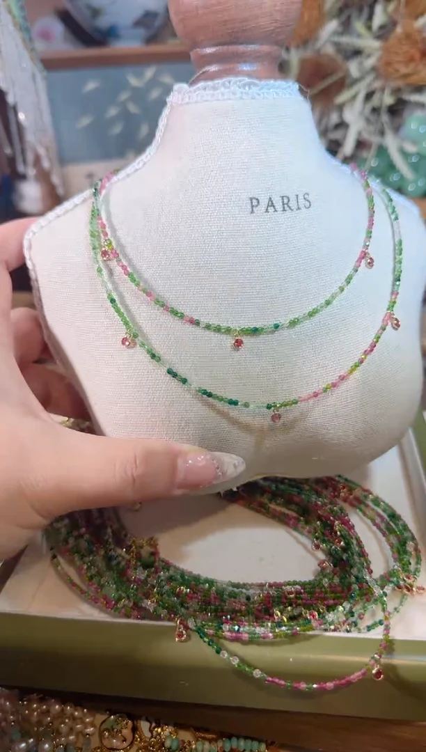 项链未镶嵌尖晶石小花园 352