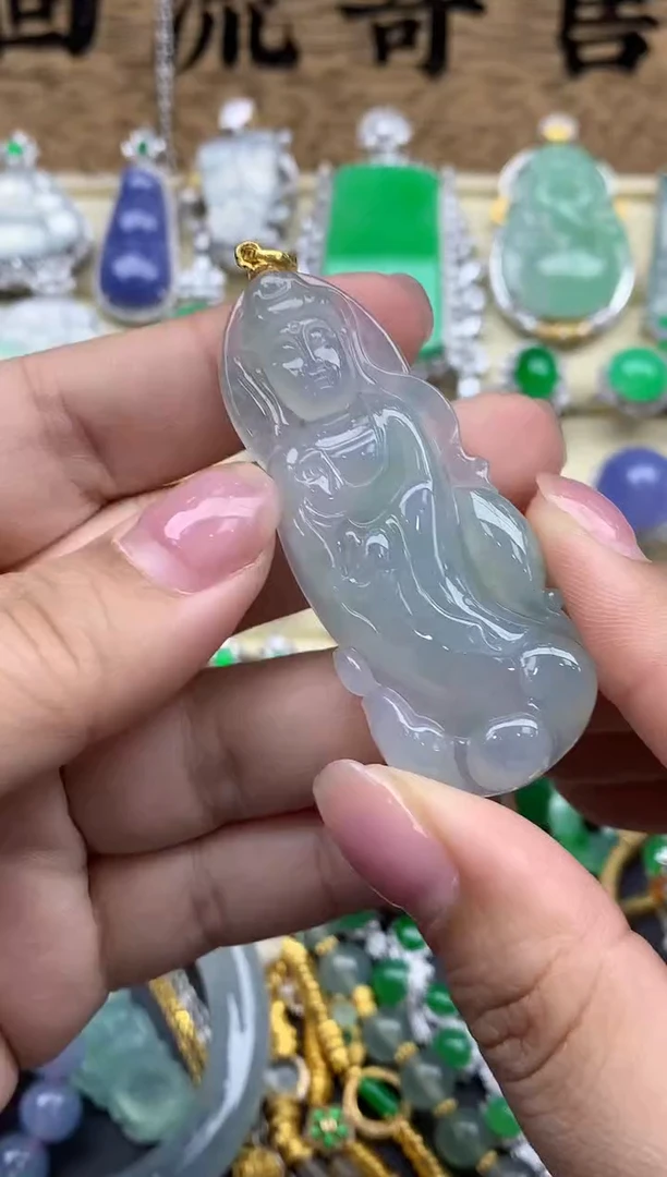 【闪购商品】翡翠颈饰18K金镶嵌429-中国好珍宝