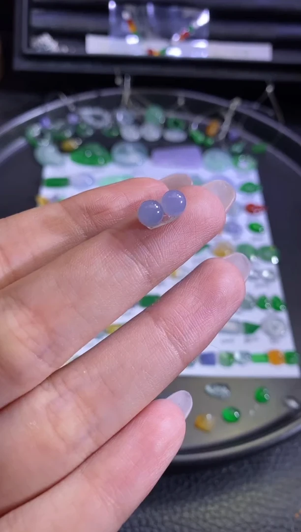 未镶嵌挂件翡翠珠子