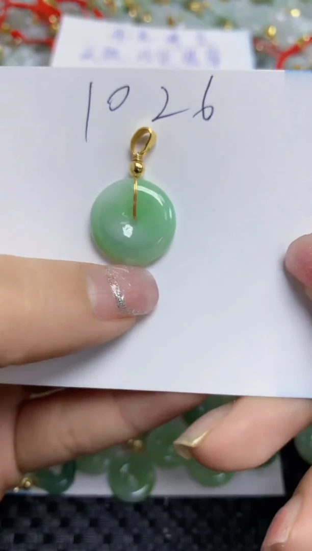 【闪购商品】翡翠颈饰合金天然A货翡翠