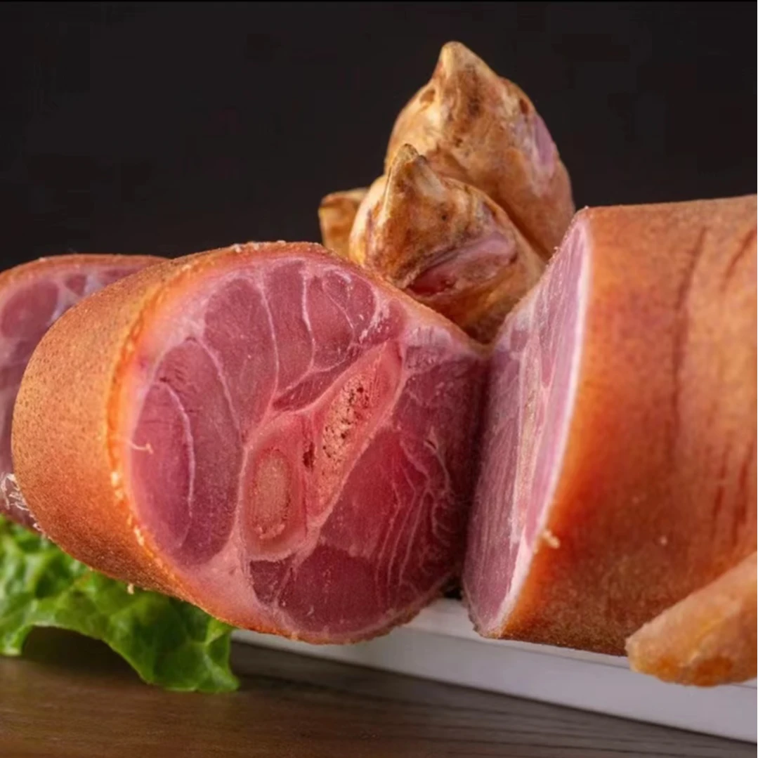 【两只猪脚】恩施正宗柴火烟熏腊猪脚 正宗农家烟熏腊猪脚