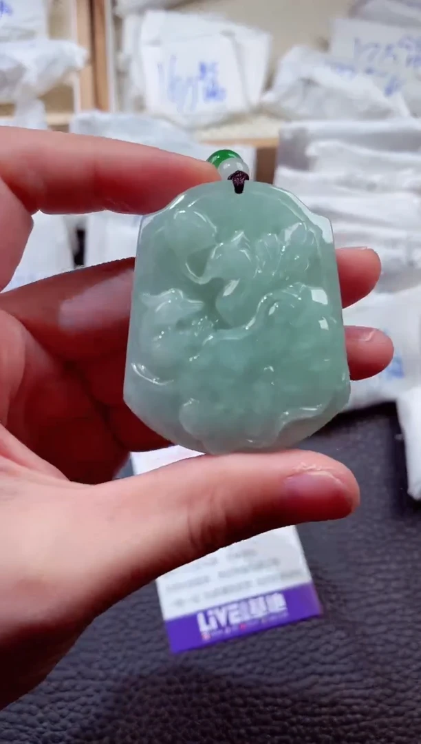 翡翠未镶嵌颈饰00008764