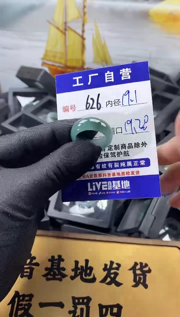 未镶嵌戒圈翡翠626