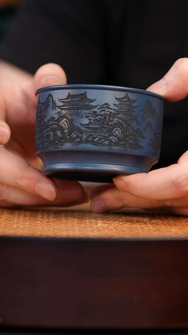 茶杯紫砂宜兴全手工紫砂杯