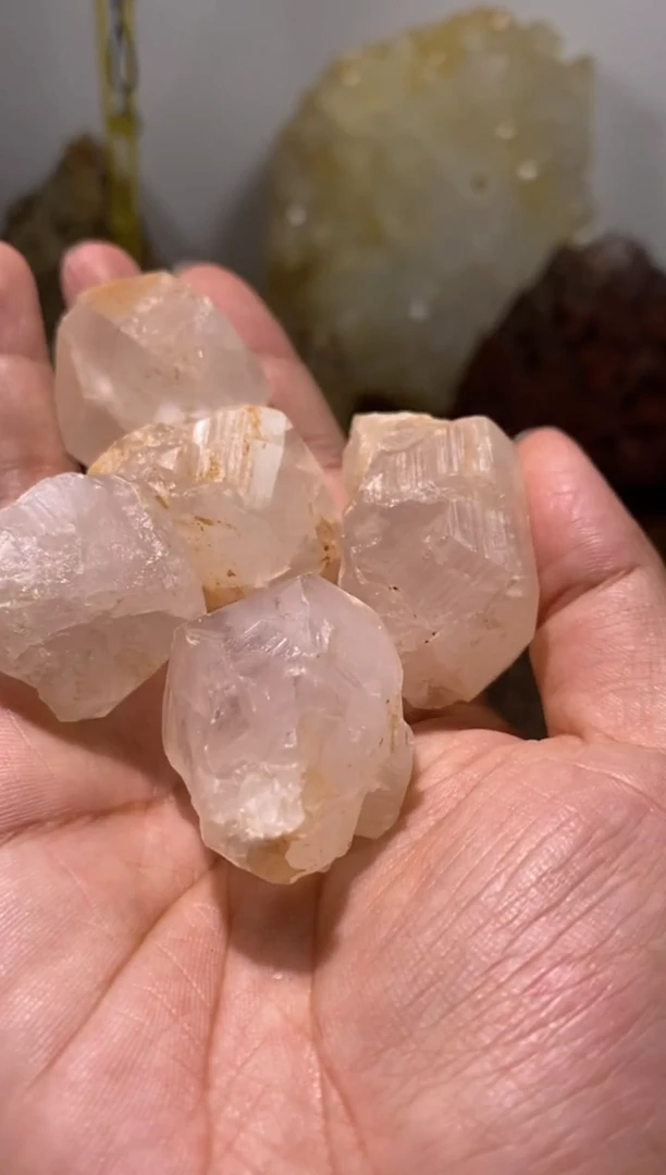 水晶珠宝半成品未镶嵌04号 马岛的水晶石