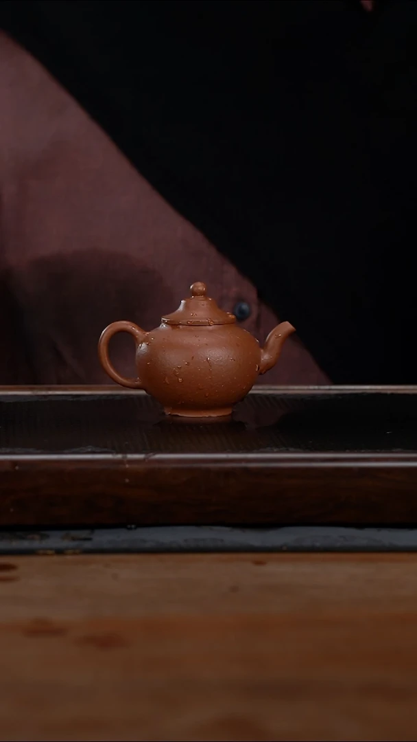 茶壶紫砂130cc黄龙山原矿降坡泥笠帽宫灯8