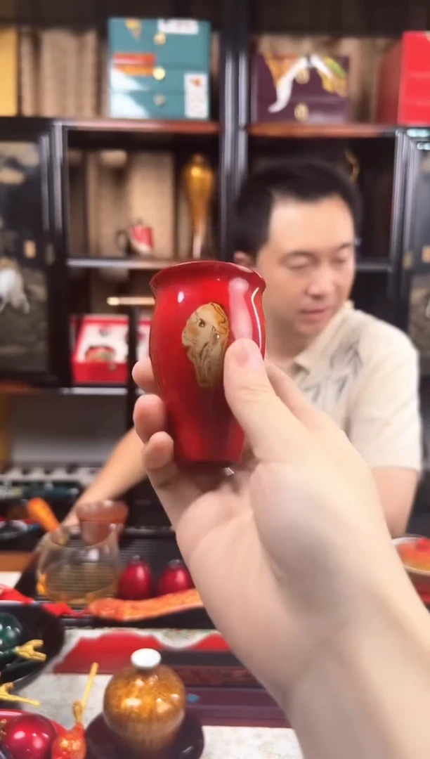 非遗太古大漆闻香杯