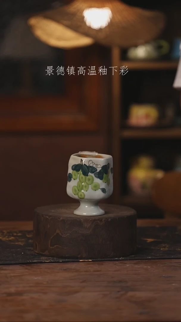 陶瓷景德镇高温釉下手绘陶瓷175