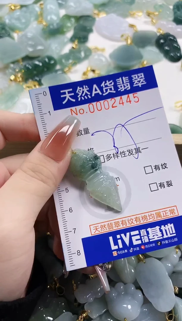 颈饰未镶嵌翡翠天然A货翡翠