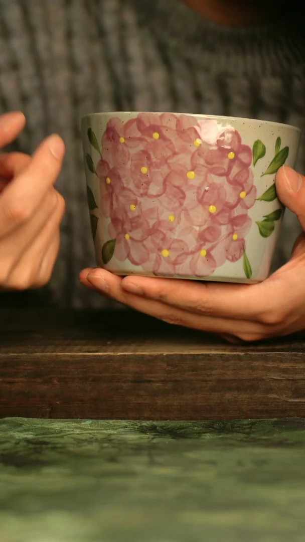 瓷器青诗集手工手绘瓷器