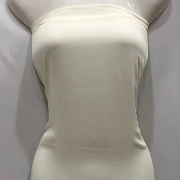 贡缎米白色   新疆长绒棉醋酸 亚麻人造棉定制类产品不支持退换货