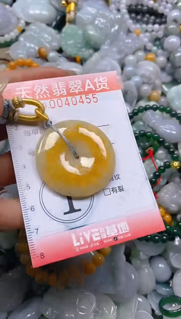 翡翠未镶嵌颈饰闪购0040455