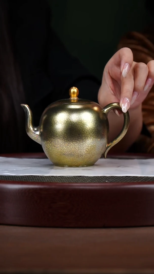 茶壶紫砂134YLX美人肩 大红袍羽翎烧300cc