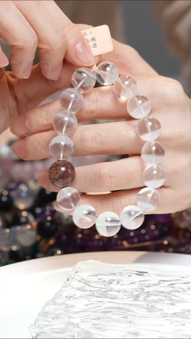 未镶嵌手串水晶白幽灵手串·MM0025NOV053L280