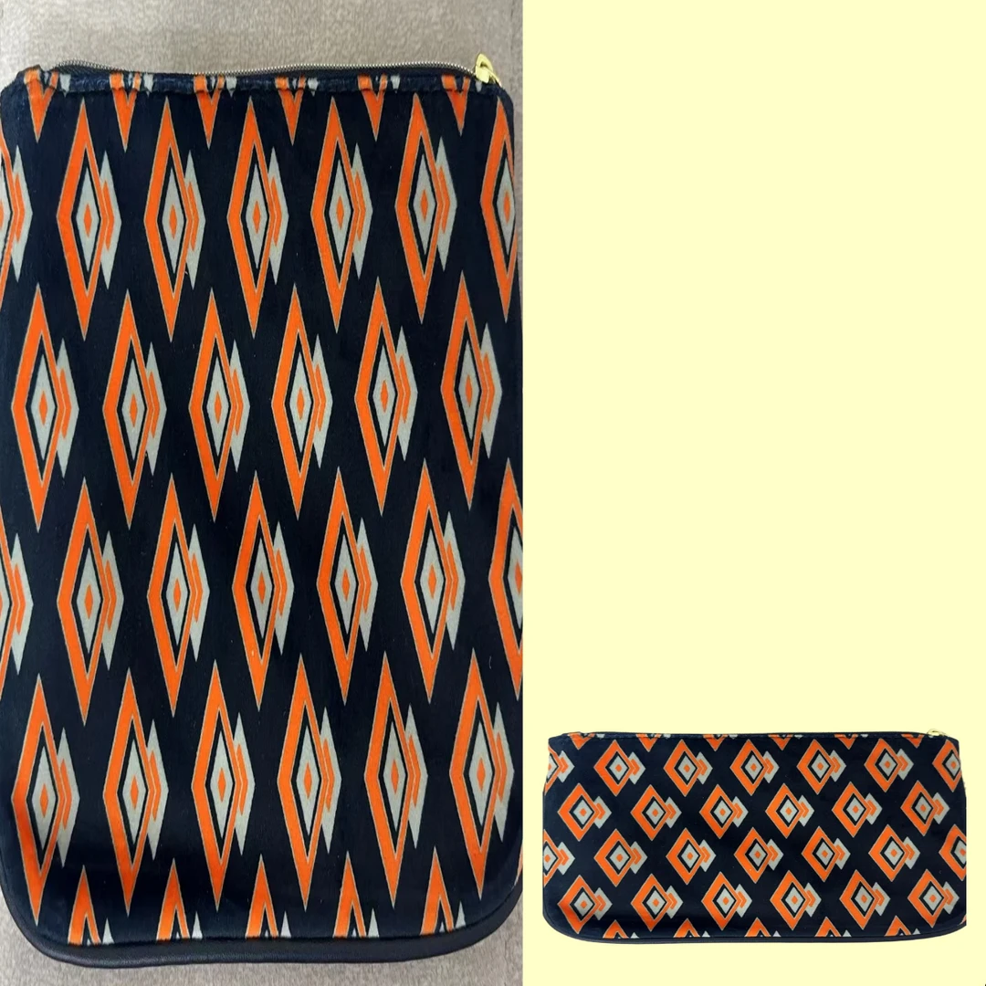 （全新未使用）黑色方格！小巧！丫丫！收纳整理！化妆包