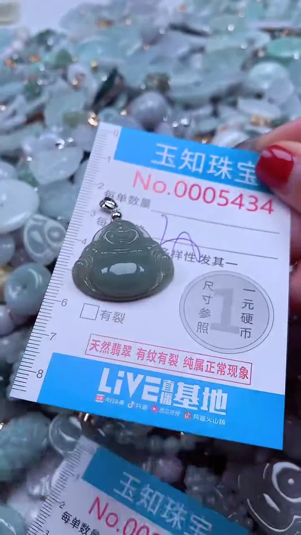 吊坠(不含链)未镶嵌翡翠5434