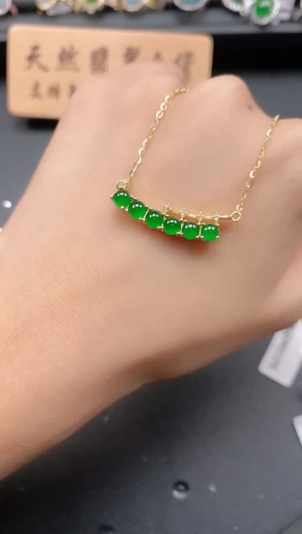 银S925镶嵌戒指翡翠111