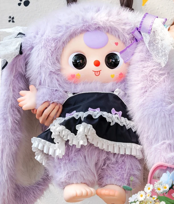 【盒损浮浮】娃三岁大娃L1000体2代可爱毛绒公仔盲盒