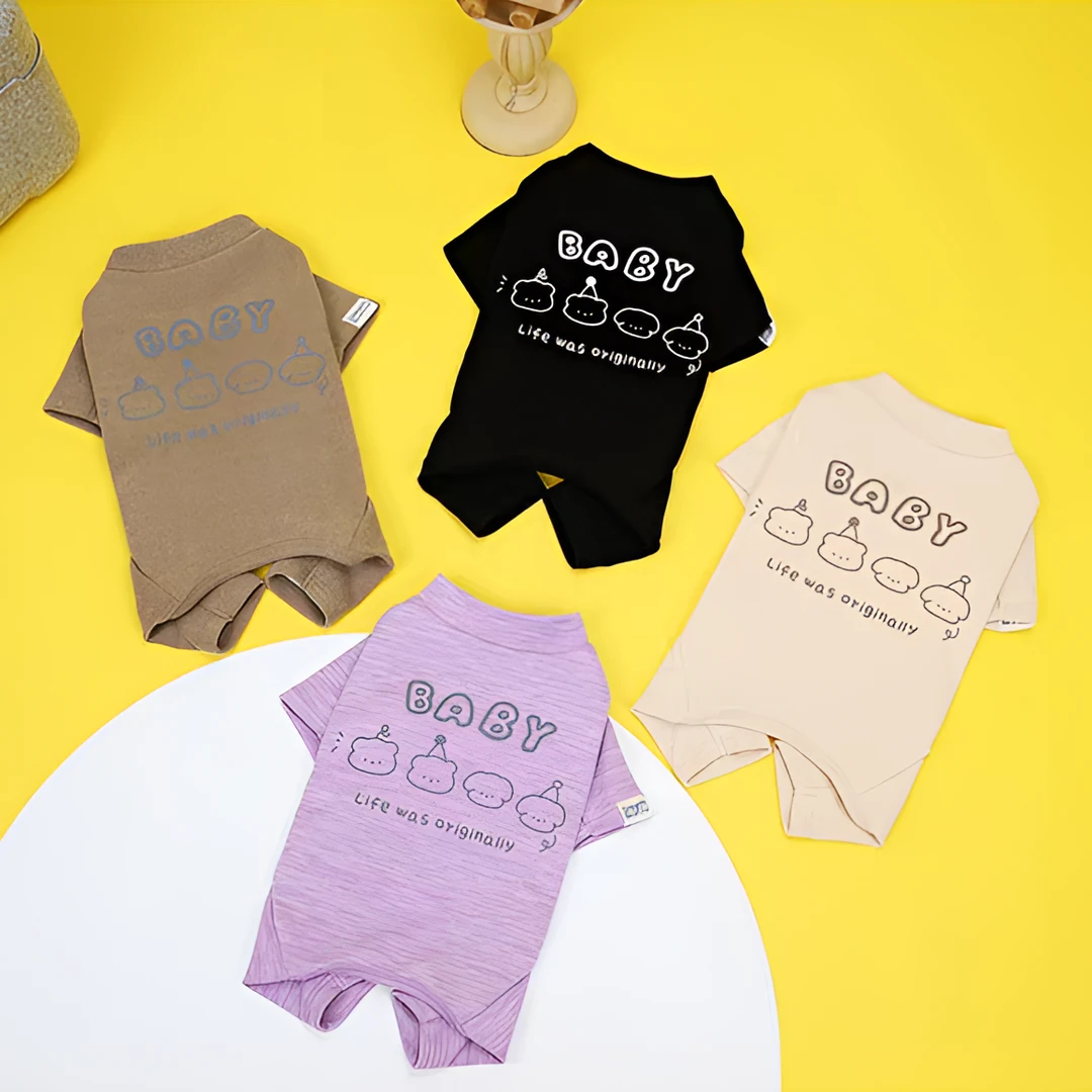 金冠宝贝 狗狗猫咪宠物衣服秋冬厚打底 泰迪比熊两脚四脚卫衣