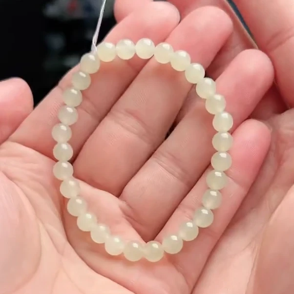 和田玉晴水6mm单圈-玻璃线 KT24041503