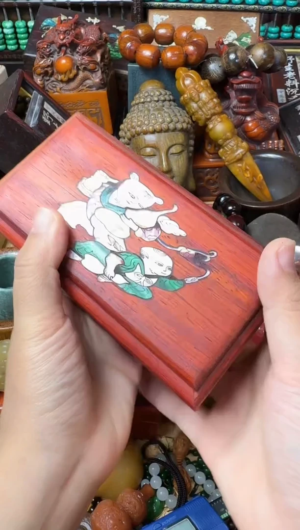 铁木豆（红檀）盒子，主播推荐：一物一拍，讲解为准！
