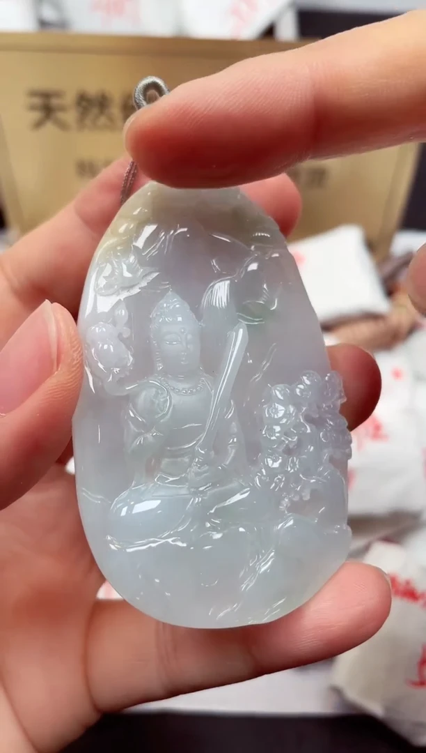 翡翠未镶嵌颈饰天然缅甸翡翠A货