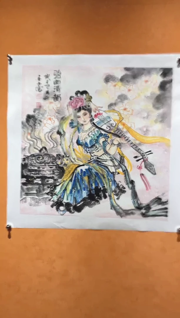 国画刘金玉老师亲笔手绘