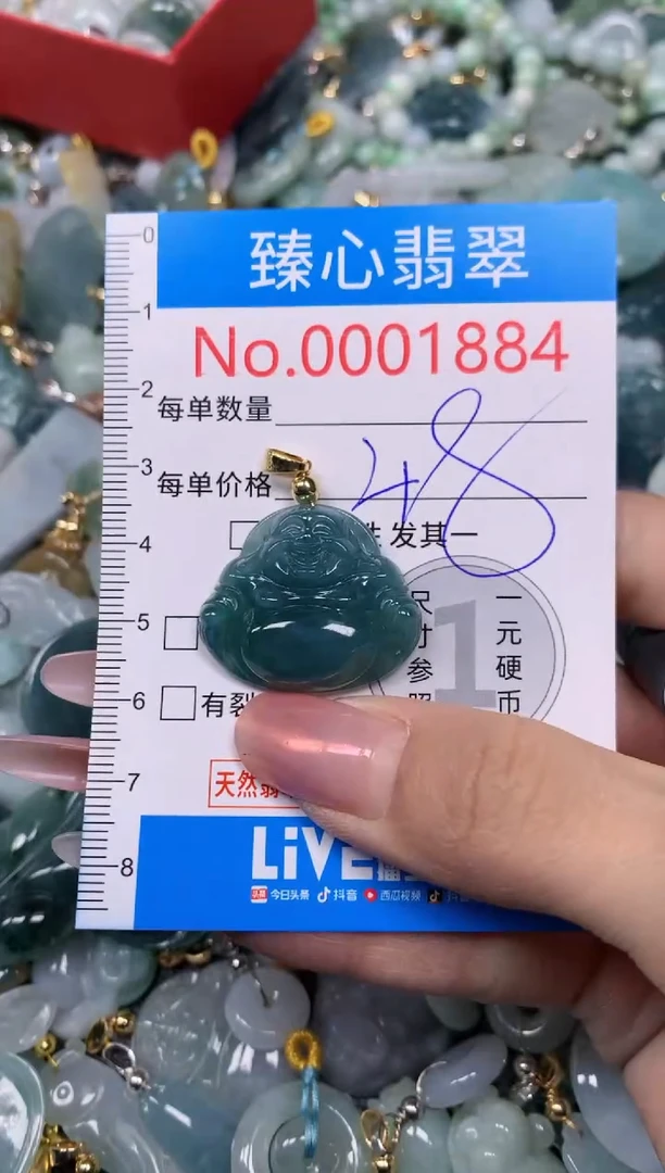 【闪购商品】翡翠颈饰未镶嵌含绳000884
