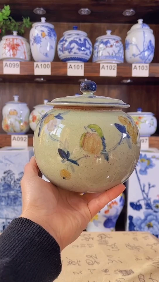 迎君陶瓷纯手工手绘  1