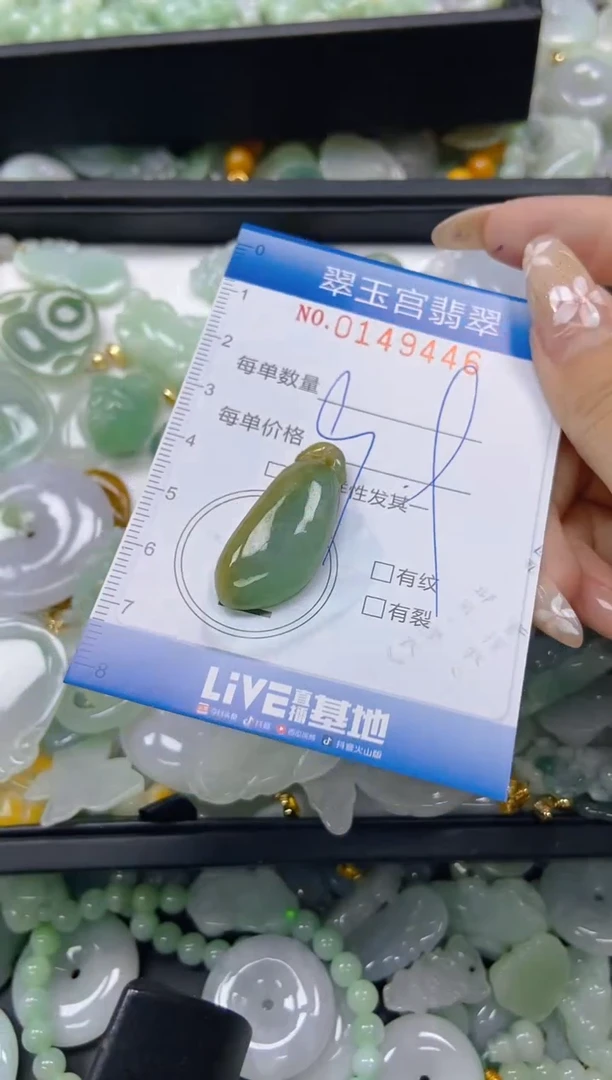 翡翠未镶嵌颈饰闪购0149446