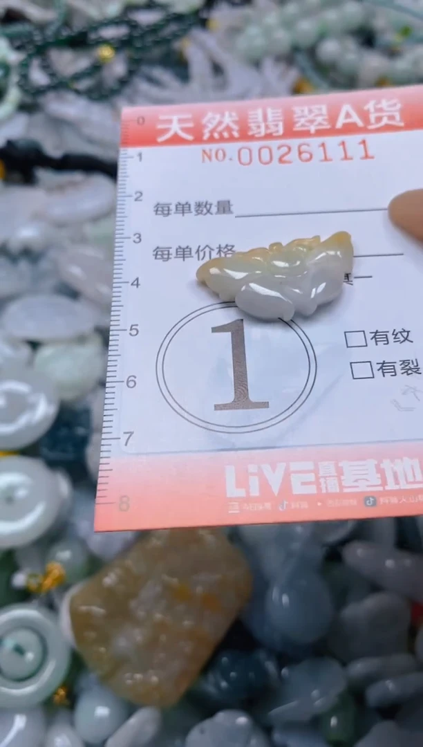 翡翠未镶嵌颈饰雨*闪购0026111