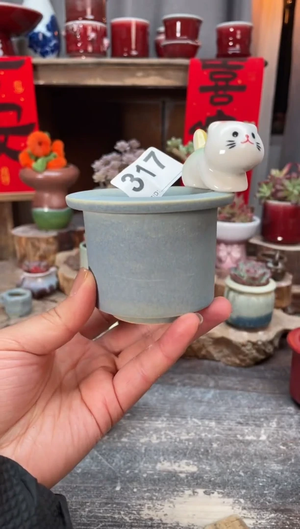 【闪购商品】摆件317知木小芳花盆