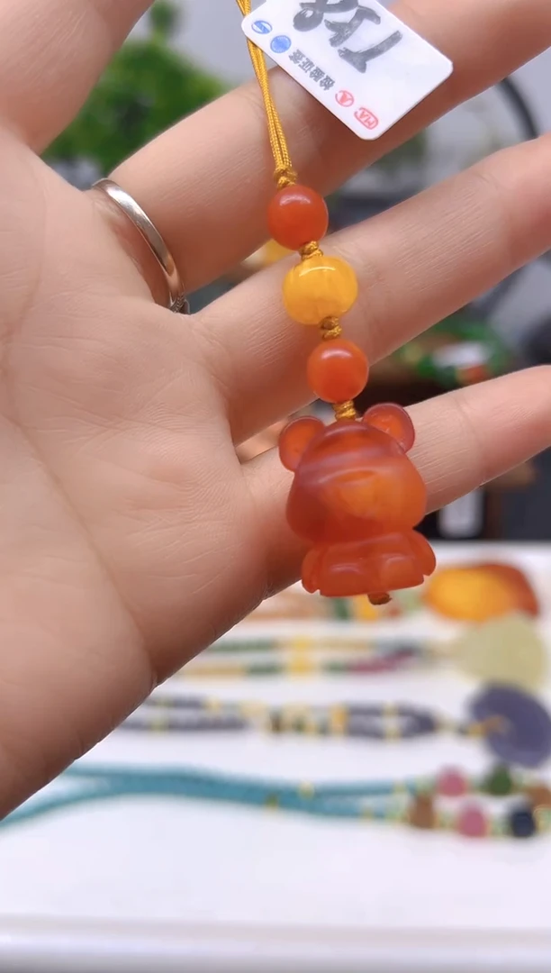 【闪购商品】蜜蜡手链未镶嵌手机链T58