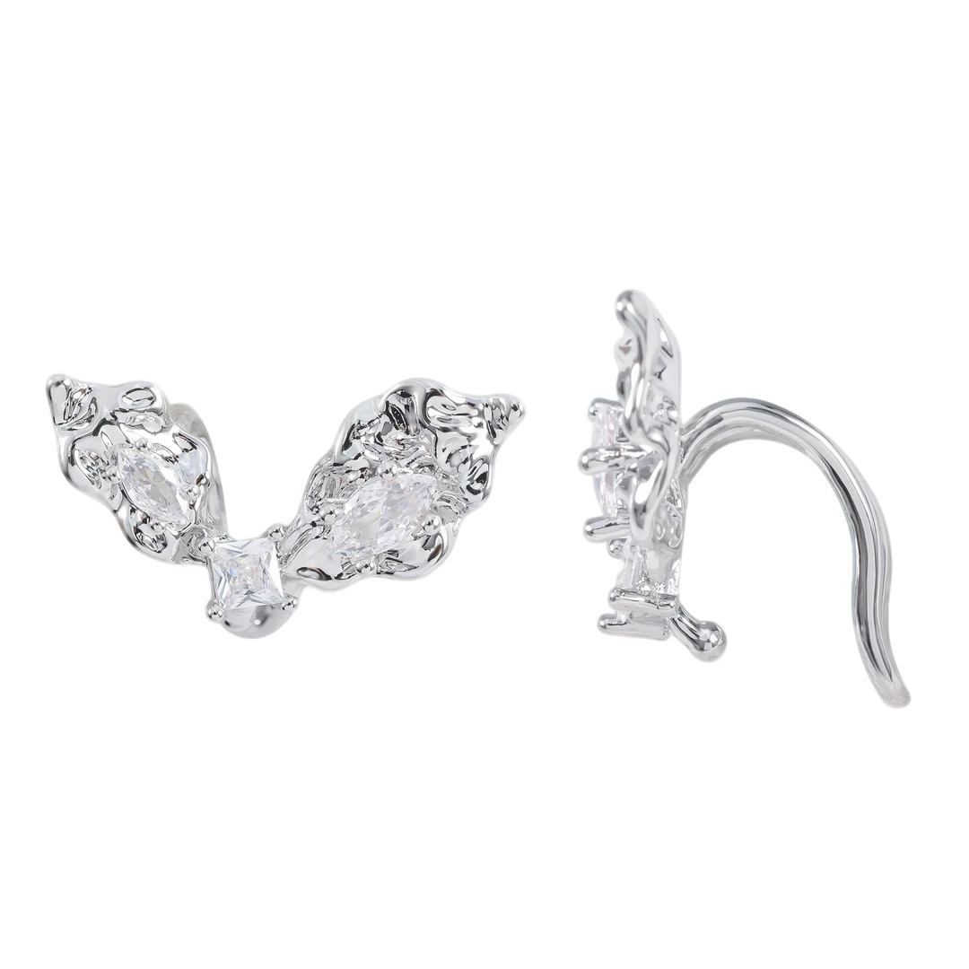 镀k金 天使翅膀气质轻奢时尚简约耳骨夹 1588