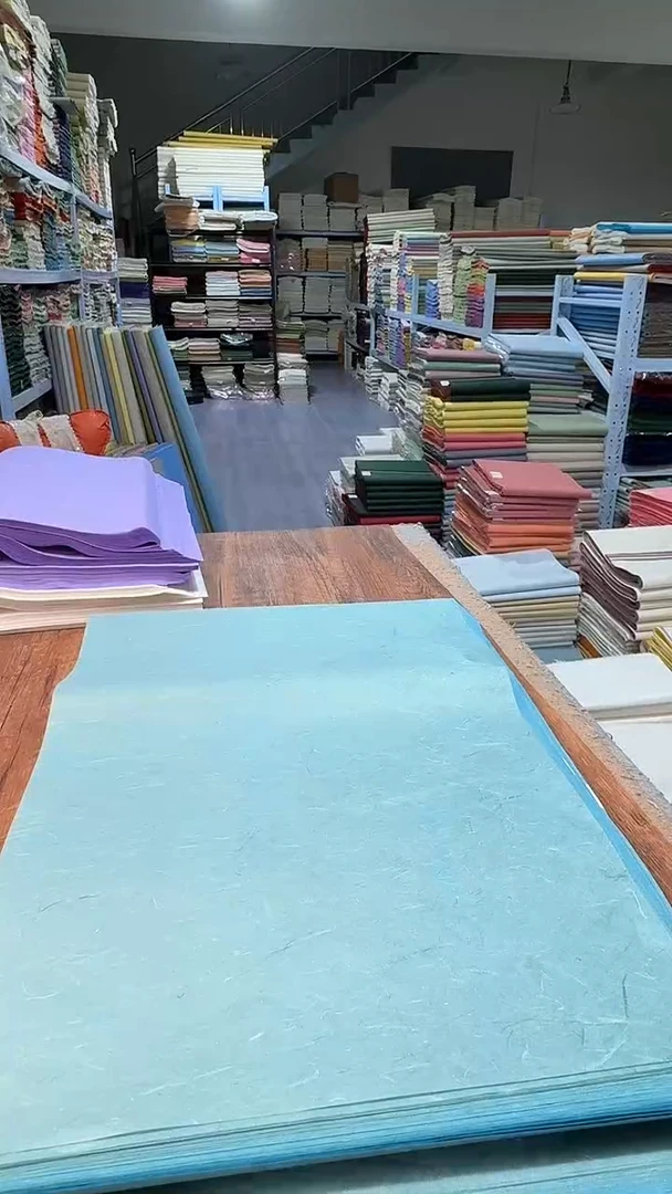 纯手工做旧款32*45cm50张混搭色珍金雁楮清水半生熟
