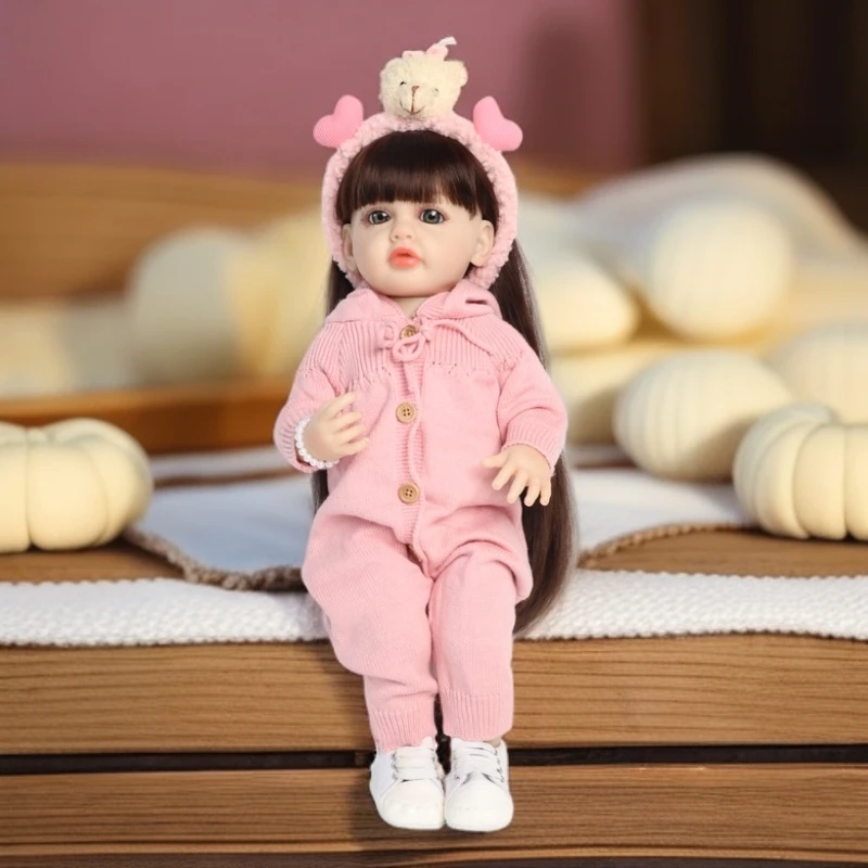 新款仿真搪胶娃娃可洗澡陪伴孩子过家家玩游戏六一礼物