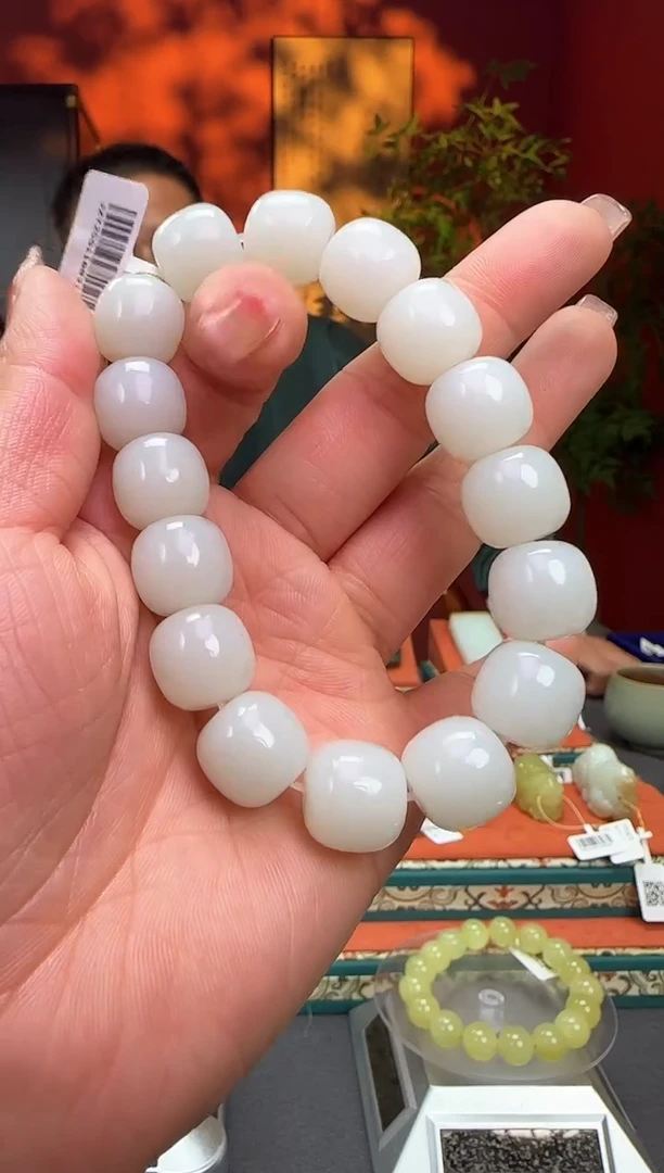 【闪购商品】和田玉手串未镶嵌手串卡14