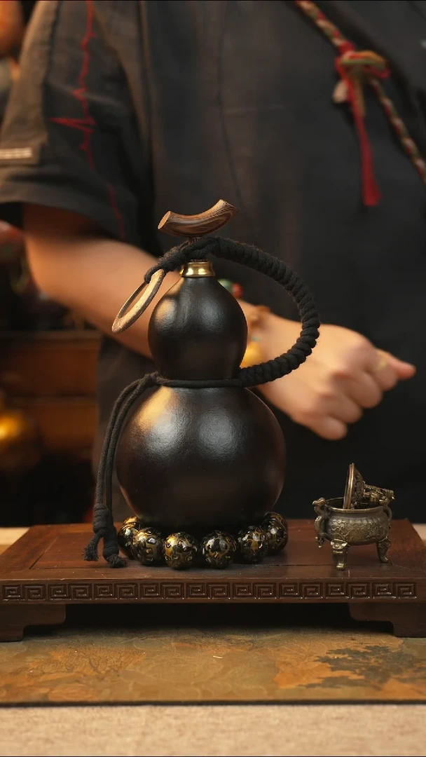 555大漆一物一拍记葫堂出品【不带手串】